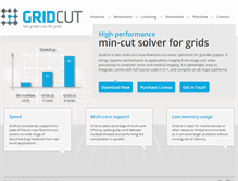 Tablet Screenshot of gridcut.com